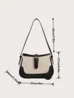 ⁦Elegant Baguette Shoulder Bag⁩ - الصورة ⁦3⁩