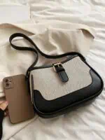⁦Elegant Baguette Shoulder Bag⁩ - الصورة ⁦2⁩