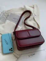 ⁦Seba Minimalist Flap Square Bag⁩ - الصورة ⁦2⁩